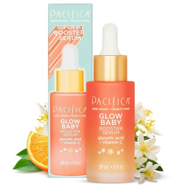 Pacifica Beauty, Glow Baby Booster Serum For Face, Vitamin C and Glycolic Acid