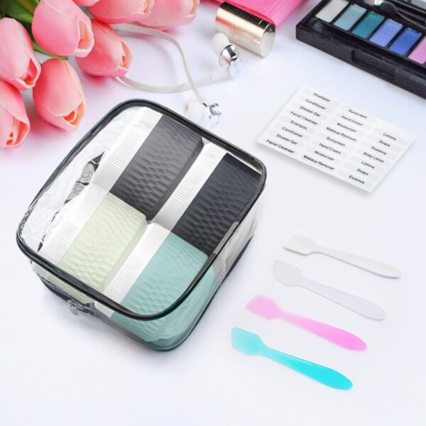 Travel Containers for Toiletries, Silicone Cream Jars BPA Free, TSA Approved 1.3oz Travel Size Containers - Image 4