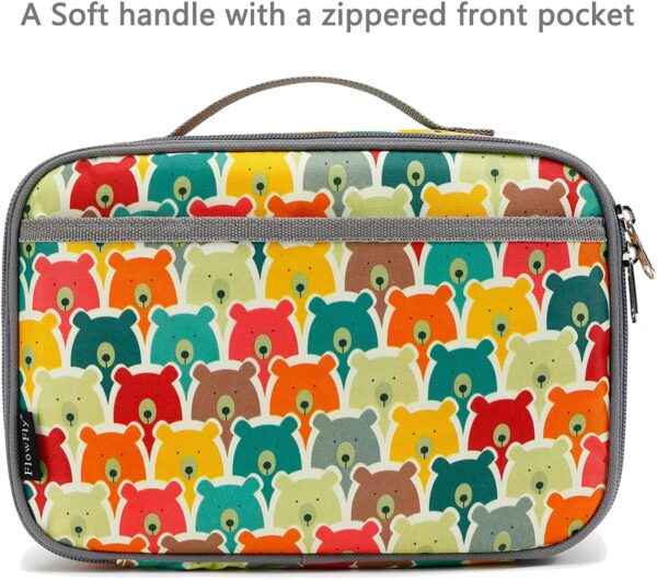 Kids Lunch box Insulated Soft Bag Mini Cooler Back to School Thermal Meal Tote Kit for Girls, Boys - Image 3