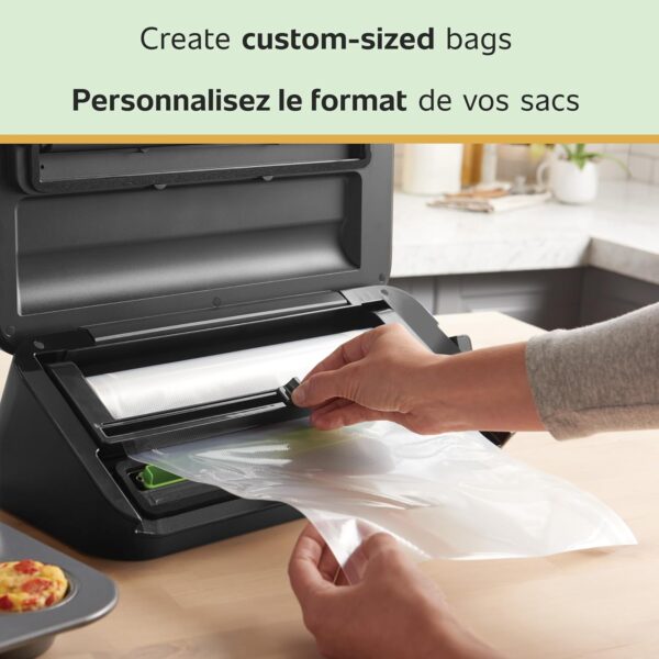 FoodSaver Custom Length Vacuum Sealer Bags Multipack, 5 Count Rolls for Airtight Food Storage and Sous Vide - Image 3