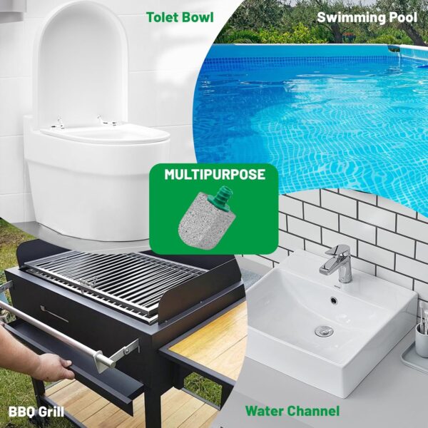 Pumice Stone Toilet Bowl Cleaner,Bathroom Cleaner Brush Toilet Wand Refills - Image 2
