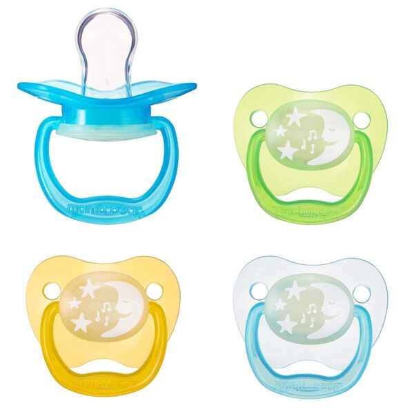 Amazon Brand - Mama Bear Glow-in-the-Dark Baby Pacifier