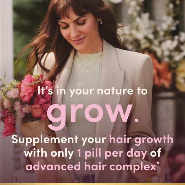 Nature's Bounty Optimal Solutions Hair Growth Supplement with Biotin - Image 2