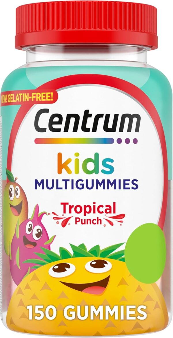 Centrum Kids Multivitamin Gummies, Tropical Punch Flavor Made With Natural Flavors