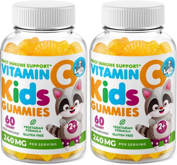DR. MORITZ Vitamin C Gummies for Kids & Adults 240 mg - Immune Support Low-Sugar