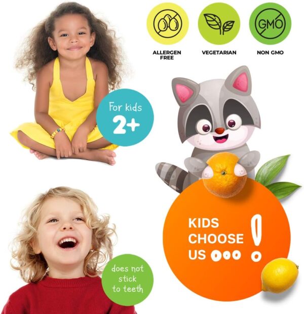 DR. MORITZ Vitamin C Gummies for Kids & Adults 240 mg - Immune Support Low-Sugar - Image 3