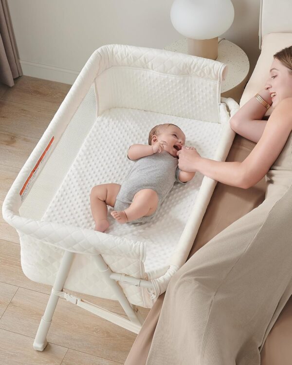Bassinet Bedside Sleeper, Baby Crib for Newborn, Baby Bassinets Bedside