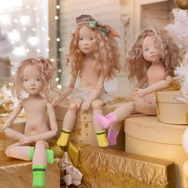 Honoson 16 Pairs Doll Socks for American 18 Inch Doll Socks Accessories - Image 4