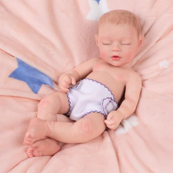 BABESIDE 6 Pcs Baby Doll Diapers for 12-15 Inch Dolls, Reusable & Washable Doll - Image 2