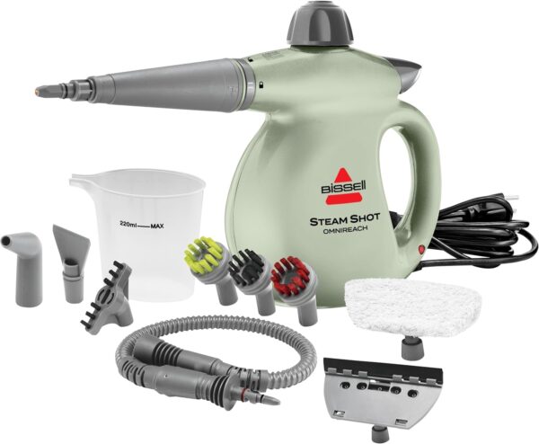 Steam Shot™ OmniReach handheld portable steam cleaner for tile
