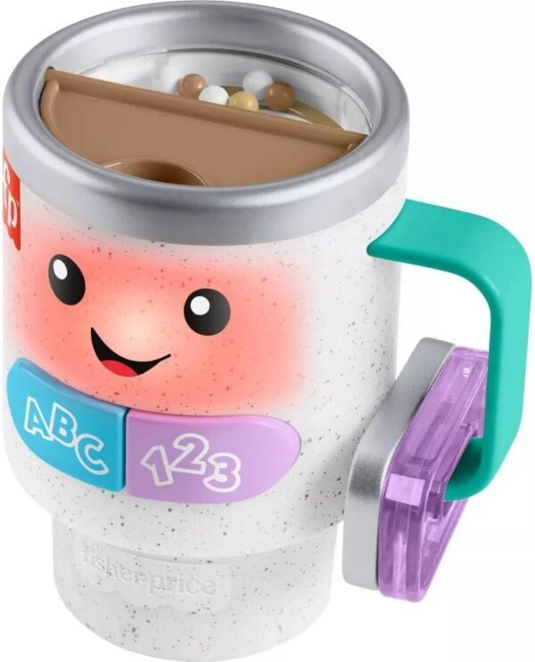 Fisher-Price Baby & Toddler Toy Laugh & Learn Wake Up & Learn Coffee Mug
