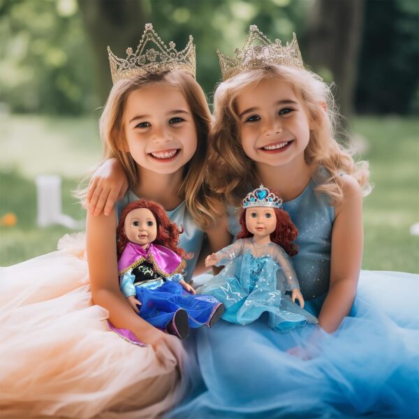 18 inch Doll Clothes Accessories - 6Pcs Different Princess Costume Dress（NO Doll） - Image 4