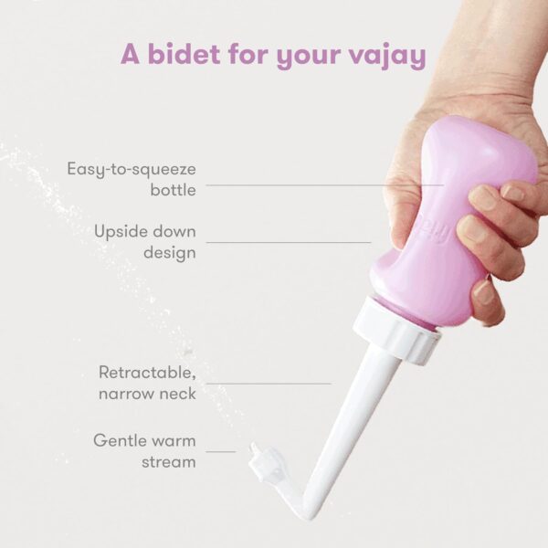 Frida Mom Upside Down Peri Bottle for Postpartum Care, Portable Bidet Perineal - Image 3