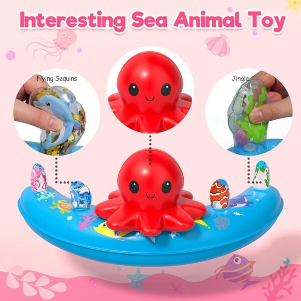 Sunrad Baby Pool Float with Canopy UPF50+ Sun Protection, Inflatable Baby Swim Float - Image 3