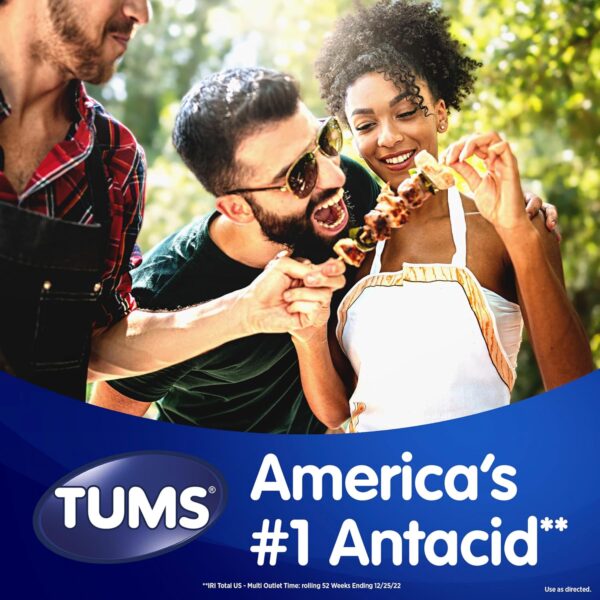 TUMS Chewy Bites Chewable Antacid Tablets for Ultra Strength Heartburn Relief - Image 3
