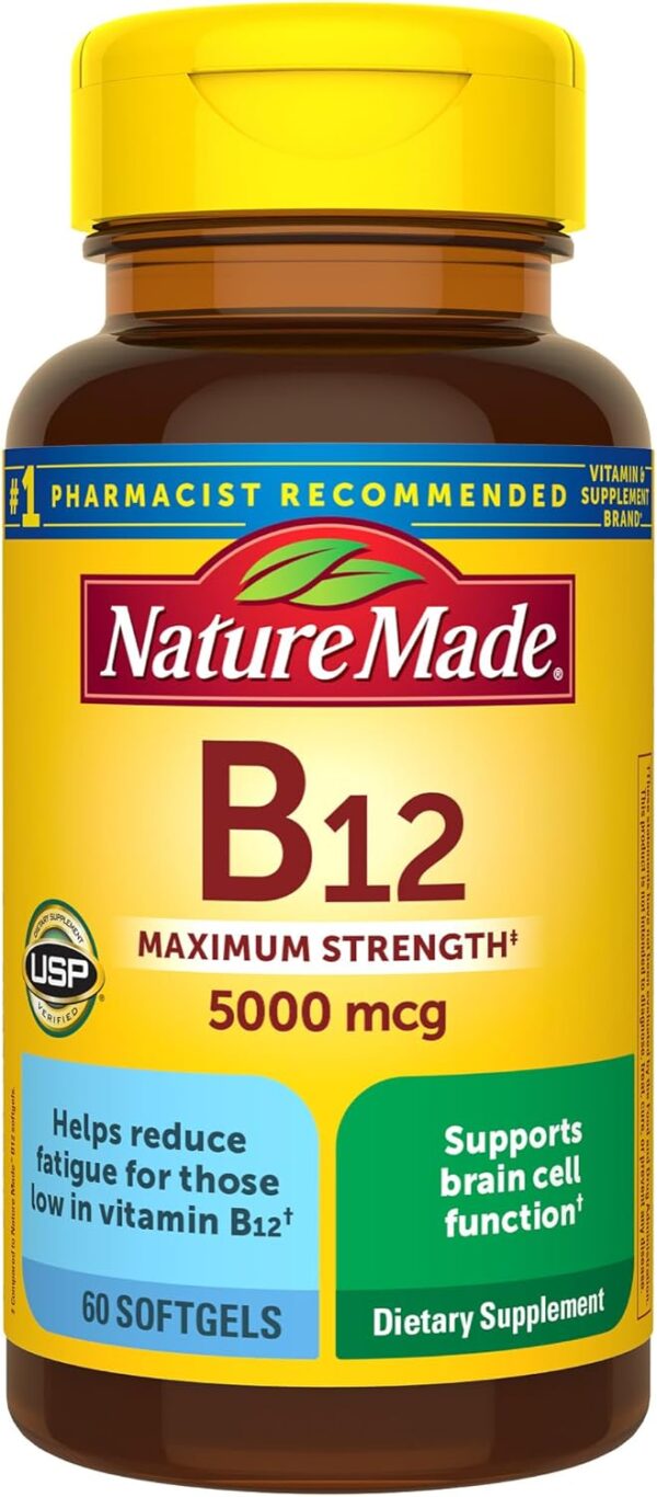 Nature Made Maximum Strength Vitamin B12 5000 mcg