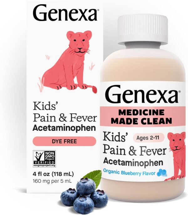 Genexa Children's Acetaminophen | Pain & Fever Reducer for Kids