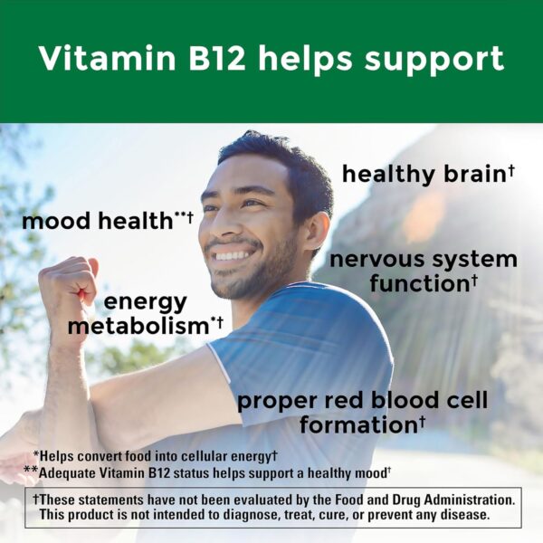 Nature Made Maximum Strength Vitamin B12 5000 mcg - Image 2